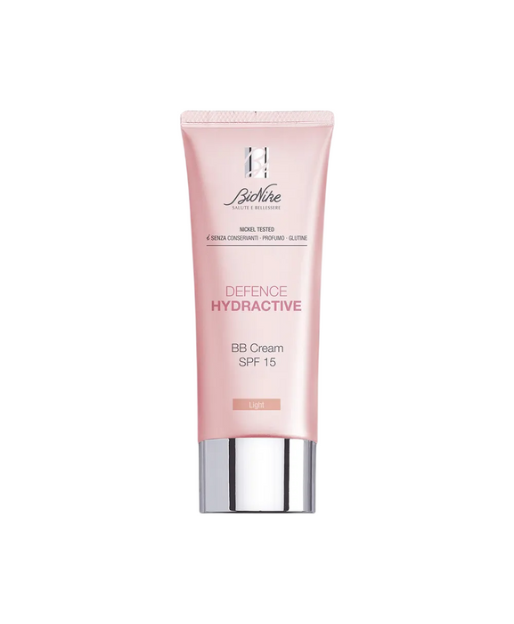 Cremă BB BioNike Defence Hydractive, pentru acoperirea imperfecțiunilor, nuanța Light, SPF 15, 40 ml