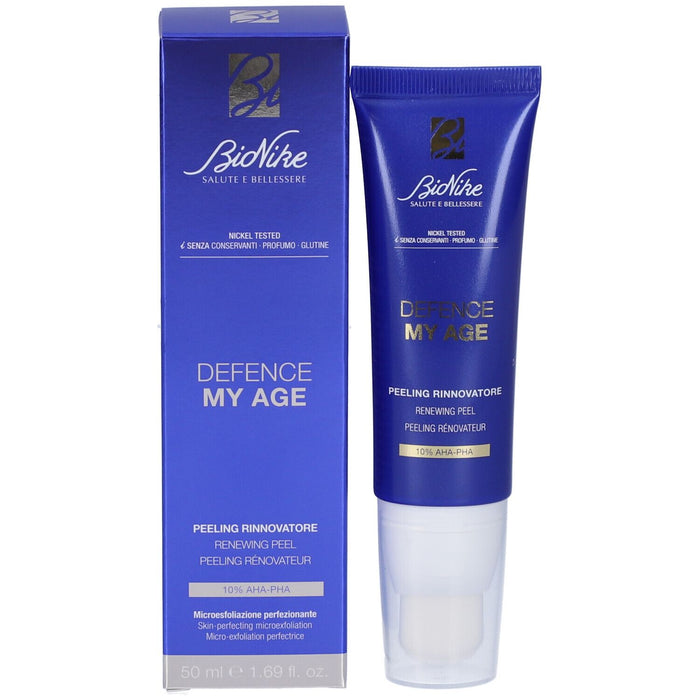 Gel exfoliant BioNike Defence My Age, reînnoitor, 10% AHA-PHA, 50 ml