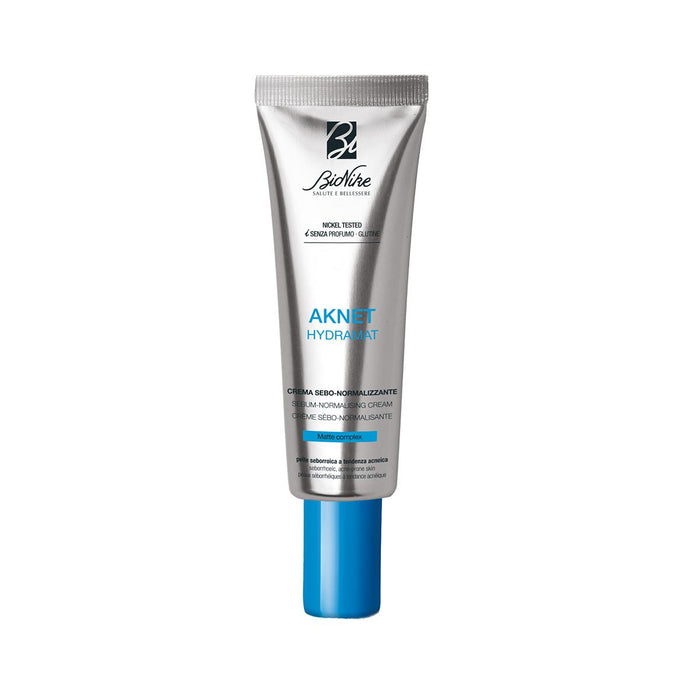 Cremă de față BioNike Aknet Hydramat, sebo-reglatoare, efect matifiant, zi și noapte, 40 ml