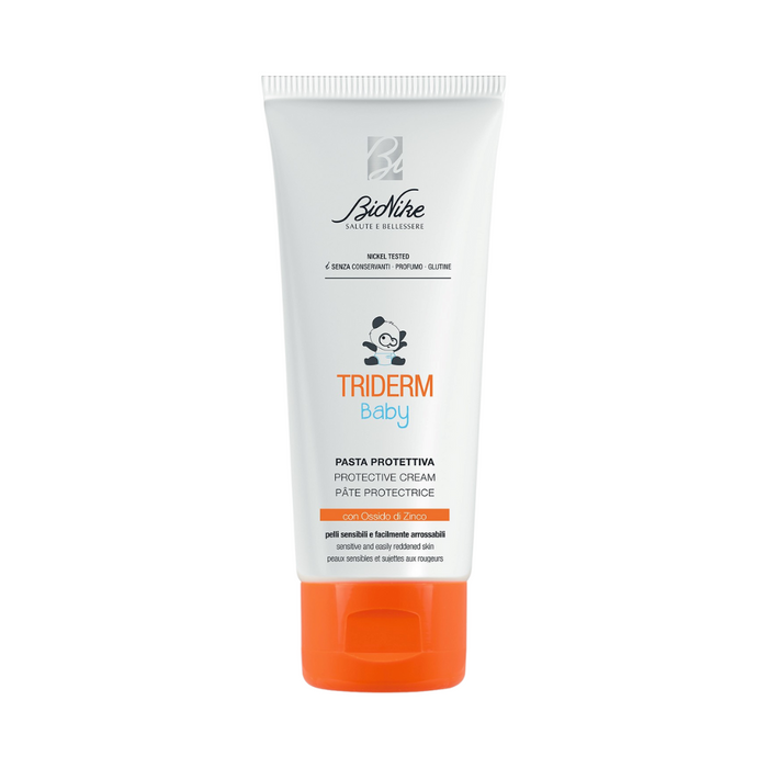 Cremă pentru zona scutecului BioNike Triderm Baby, cu oxid de zinc, protectoare, 100 ml