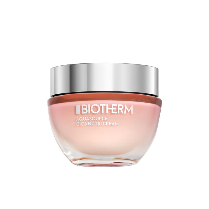 Cremă de față Biotherm Aquasource Cica Nutri, hidratantă, pentru față și gât, de zi și de noapte, 50 ml