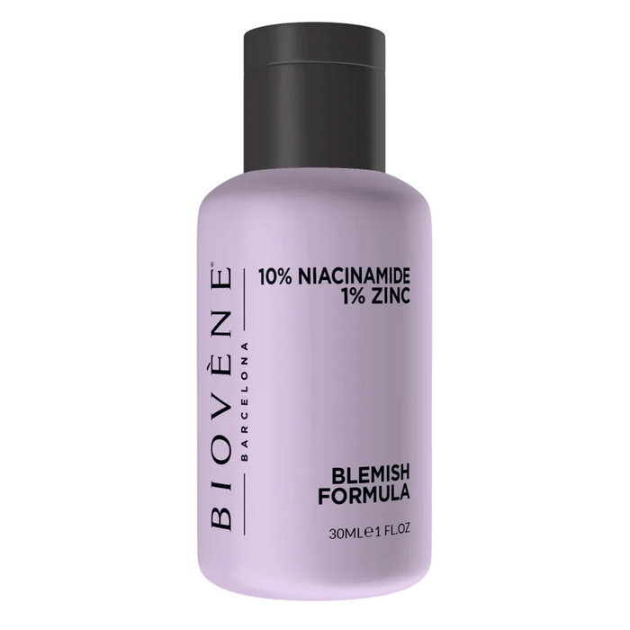 Ser de față Biovene Blemish Formula, 10% niacinamidă, 1% zinc, pentru aspectul porilor, 30 ml