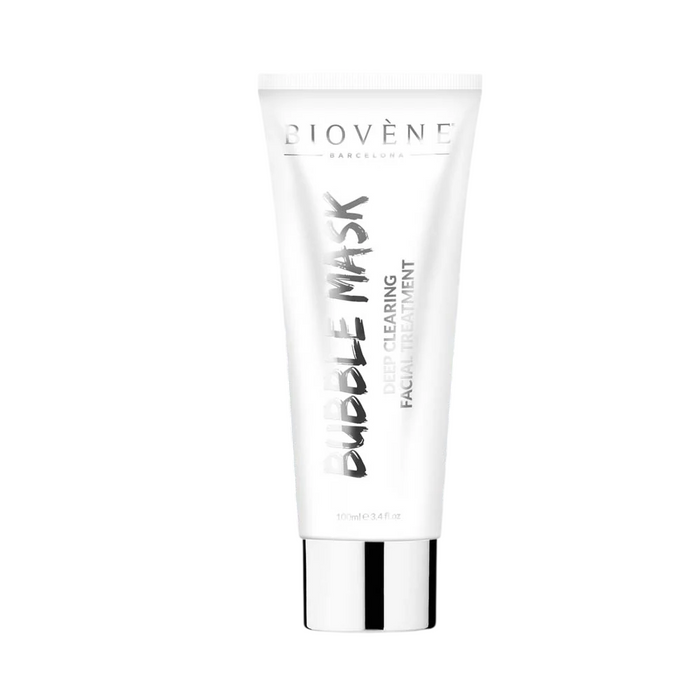 Mască peel-off Biovene Bubble Mask, cu cărbune, pentru curățare și exfoliere, 100 ml, tester