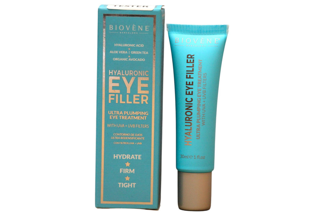 Cremă pentru ochi Biovene Eye Filler, cu acid hialuronic, cu efect de fermitate, de noapte, 30 ml, tester