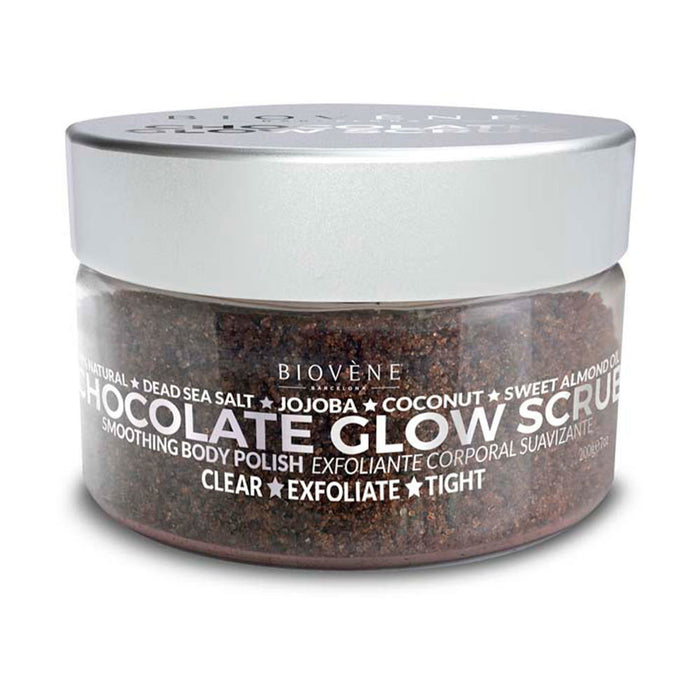 Exfoliant pentru corp Biovene Glow, cu ciocolată, 200 g, tester