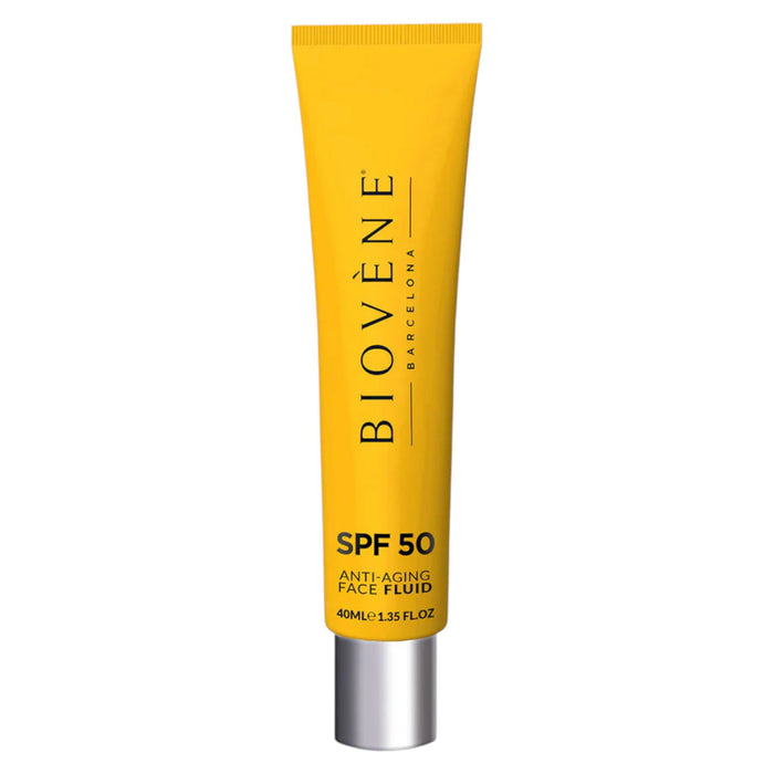 Fluid de protecție solară Biovene Hyaluronic Acid, antiîmbătrânire, pentru față, SPF 50, 40 ml, tester