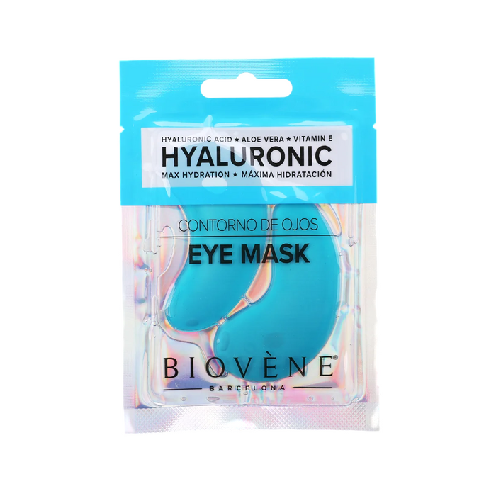 Plasturi mască pentru ochi Biovene Hyaluronic Acid, ultra hidratanți, cu aloe vera și vitamina E