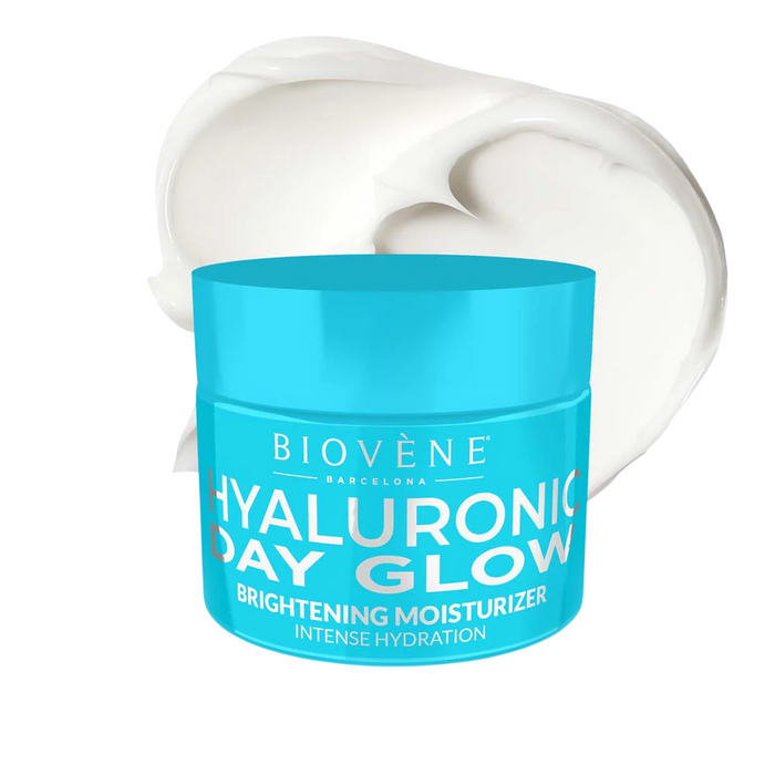 Cremă de față Biovene Hyaluronic Day Glow, hidratantă, iluminatoare, de zi, 50 ml