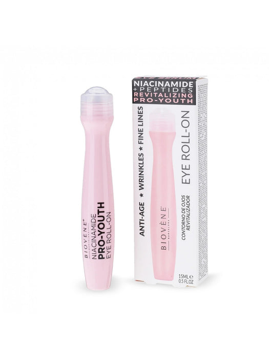 Roll-on pentru ochi Biovene Niacinamide Pro Youth, antiîmbătrânire, 15 ml
