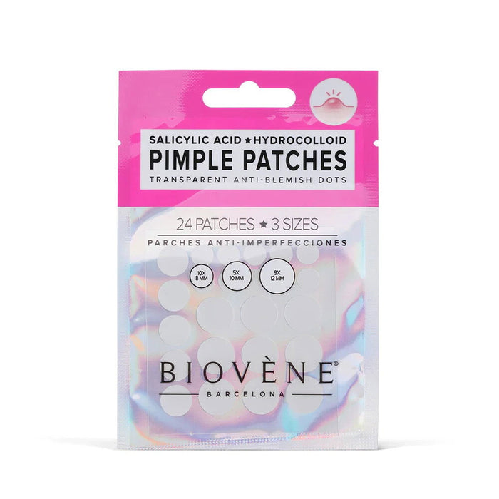 Plasturi pentru coșuri Biovene Pimple, transparenți, cu acid salicilic și hidrocoloid, 24 buc