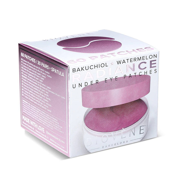 Plasturi pentru ochi Biovene Radiance, cu bakuchiol și pepene verde, efect antirid, 60 buc
