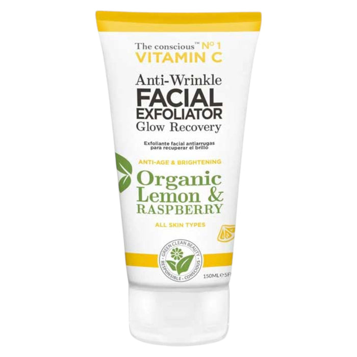 Exfoliant facial Biovene The Conscious No.1 Vitamin C, antiîmbătrânire, iluminator, 150 ml