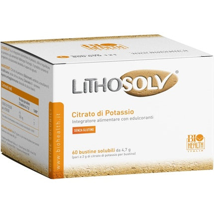 Integrator alimentar Biohealth Italia Lithosolv Citrat de Potasiu 60 bustine