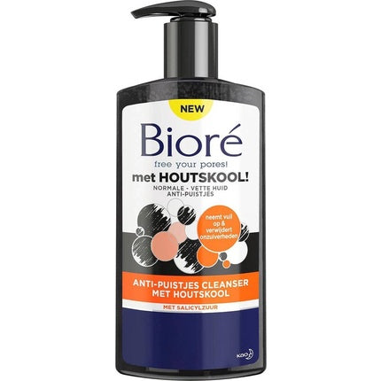 Gel de curățare facială Biore Anti-Spot cu cărbune, 207g
