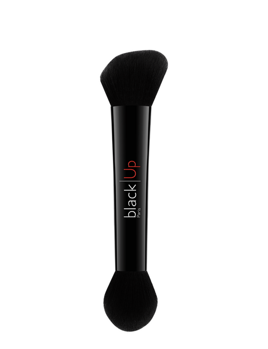 Pensulă multifuncțională pentru față Black Up Contour, cu două capete