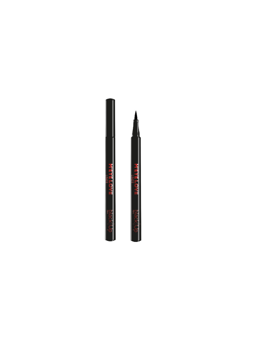 Creion eyeliner gel Black Up M’eye Love, rezistent la apă, precis, negru, 1 g