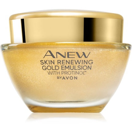Crema de noapte Avon Anew Skin Renewing Gold Emulsion Antiwrinkle, 50 ml