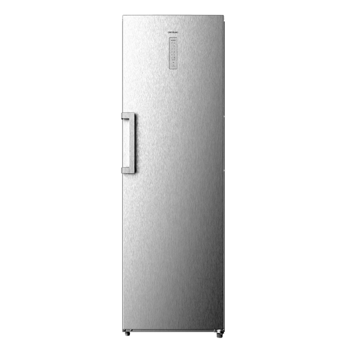 Frigider cu o ușă Cecotec Bolero CoolMarket 1D 360 inox, 360 l, clasa E, 185 cm