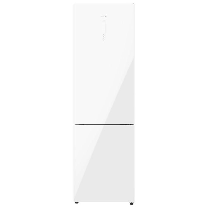 Frigider combină Cecotec Bolero CoolMarket Combi 366 White Cristal D, 356 l, clasa D, 59,5 × 65,7 × 200 cm, alb