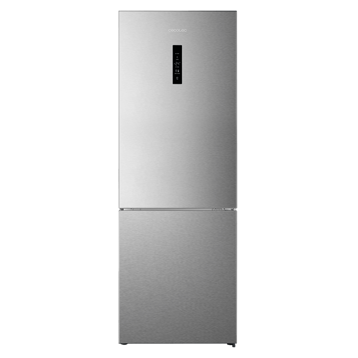 Frigider combină Cecotec Bolero CoolMarket Combi 495 Inox E, 495 l, Total No Frost, clasa E, inox