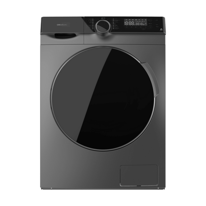 Mașină de spălat rufe Cecotec Bolero DressCode 121000 Steel, 12 kg, 1400 rpm, clasa A, oțel