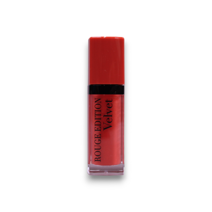 Ruj lichid Bourjois Rouge Edition Velvet, mat, nuanța 04 Peach Club, 7,7 ml
