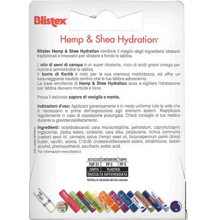 Balsam Buze Blistex, Hemp & Shea, verde