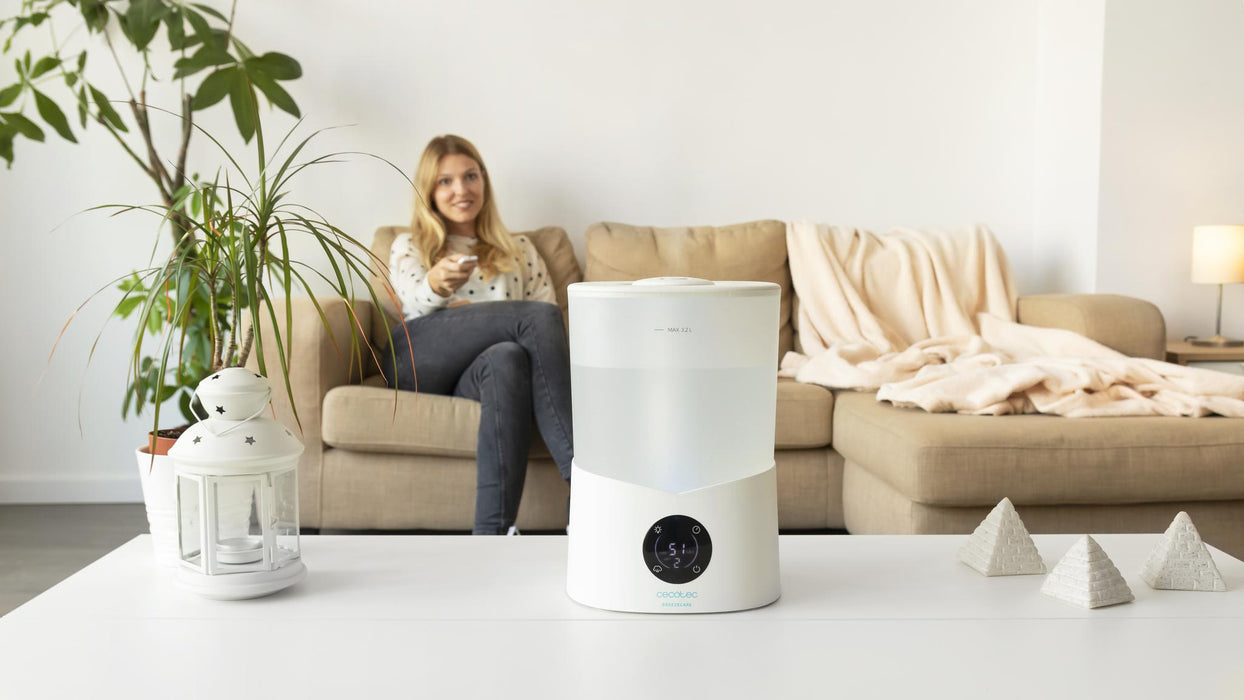 Umidificator Cecotec BreezeCare 2600 Light Smart, 3,2 l, 260 ml/h, 25 W, alb