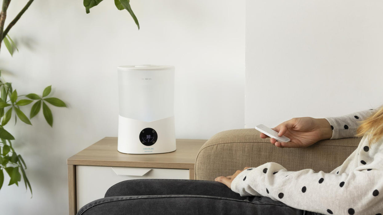 Umidificator Cecotec BreezeCare 2600 Light Smart, 3,2 l, 260 ml/h, 25 W, alb