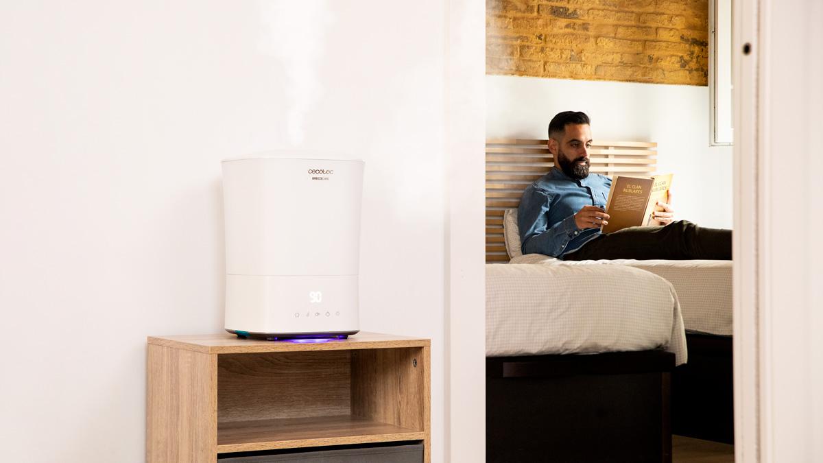 Umidificator cu abur cald și rece Cecotec BreezeCare 3500 Warm, 5,5 l, 3 trepte, alb