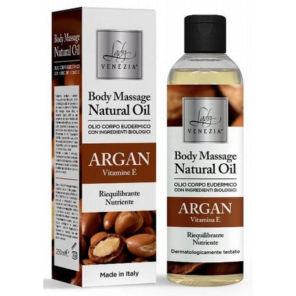 Ulei de masaj pentru corp, Lady Venezia, Argan cu Vitamina E, 250ml