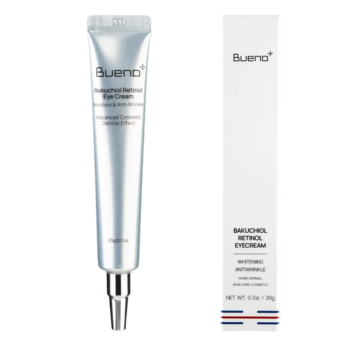Cremă pentru ochi Bueno Bakuchiol, cu bakuchiol și retinol, antirid, de zi și de noapte, 20 g
