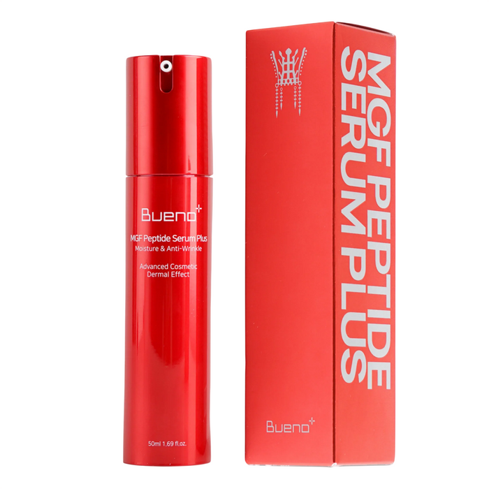 Ser pentru față Bueno MGF Peptide Serum Plus, hidratant, efect anti-rid, de zi și de noapte, 50 ml