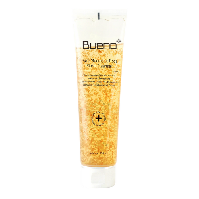 Gel de curățare Bueno Pure Moonlight Rose, cu ingrediente naturale, exfoliant, pentru față, 150 ml