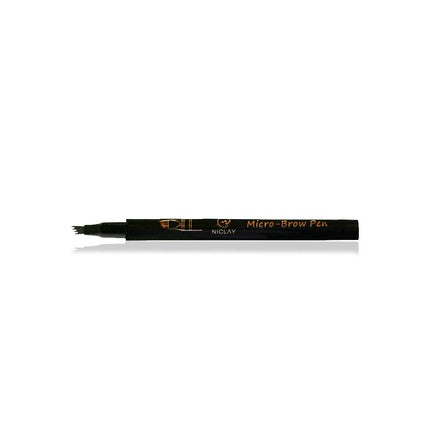 Creion Sprâncene Miss Lashes Micro Brow Pen, Castan