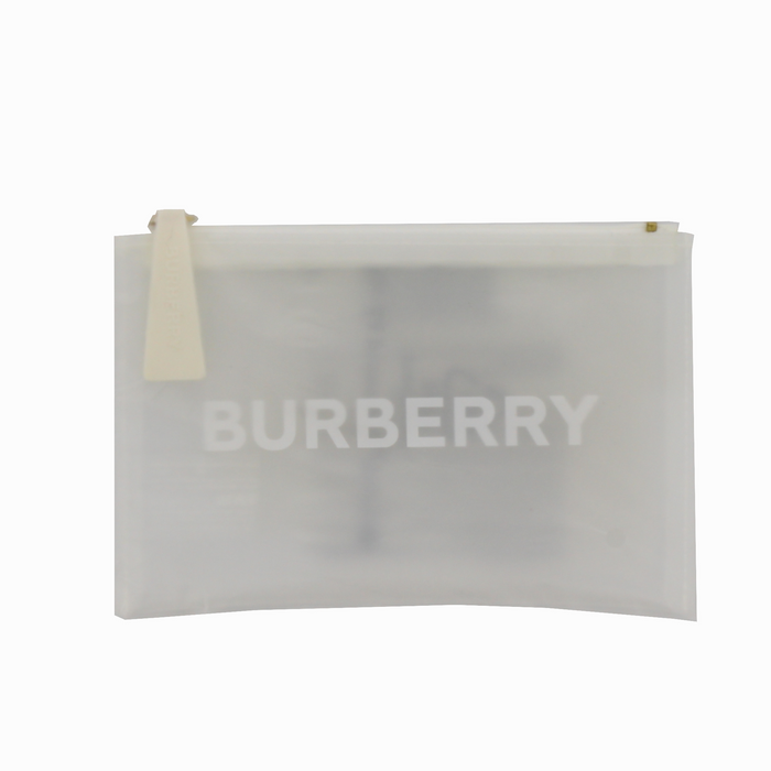 Geantă de machiaj Burberry, cu fermoar