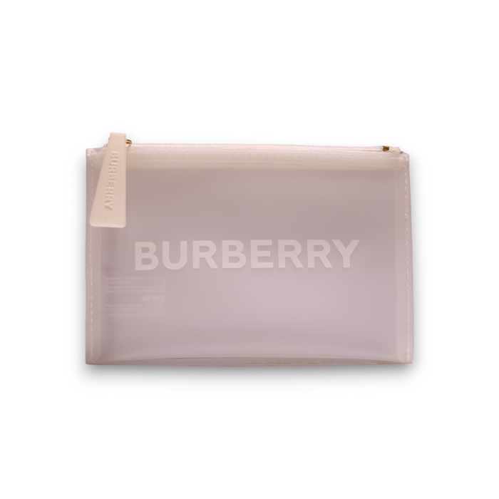 Geantă de machiaj Burberry, cu fermoar