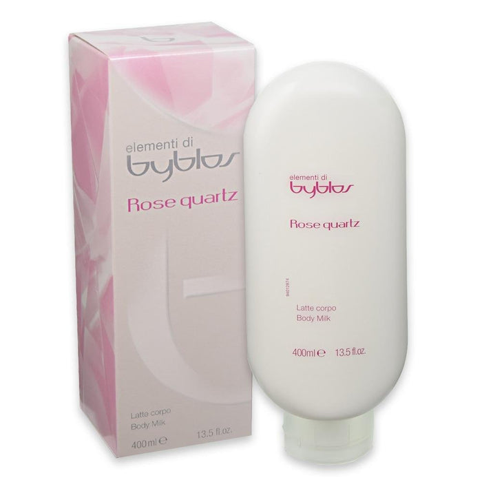 Lapte de corp Byblos Rose Quartz, hidratant, pentru utilizare zilnică, 400 ml