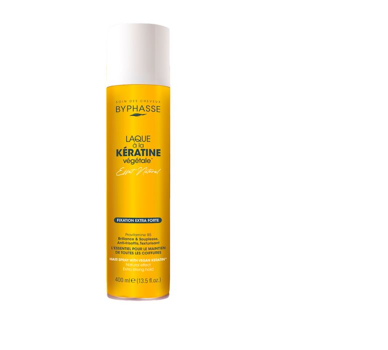 Fixativ Byphasse, fixare extra puternică, cu keratină vegetală, 400 ml