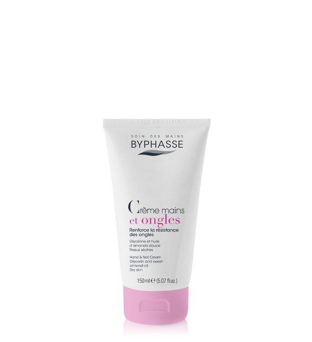 Cremă pentru mâini și unghii Byphasse Protecție, pentru unghii mai rezistente, 150 ml, tester