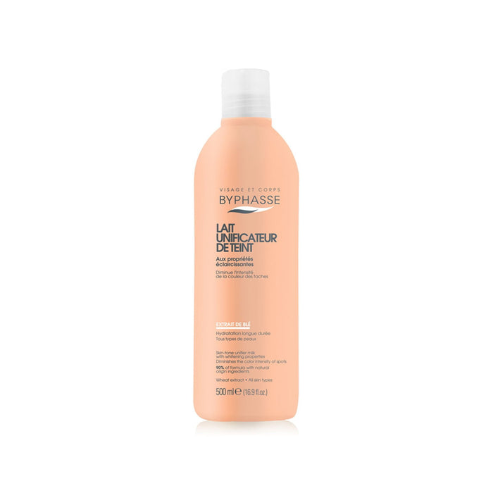 Lapte de corp Byphasse Unificateur de Teint, iluminator, cu extract de grâu, 500 ml, tester