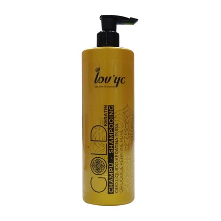 Șampon Elie Saab Lov'yc Gold Keratin pentru păr uscat, 500ml