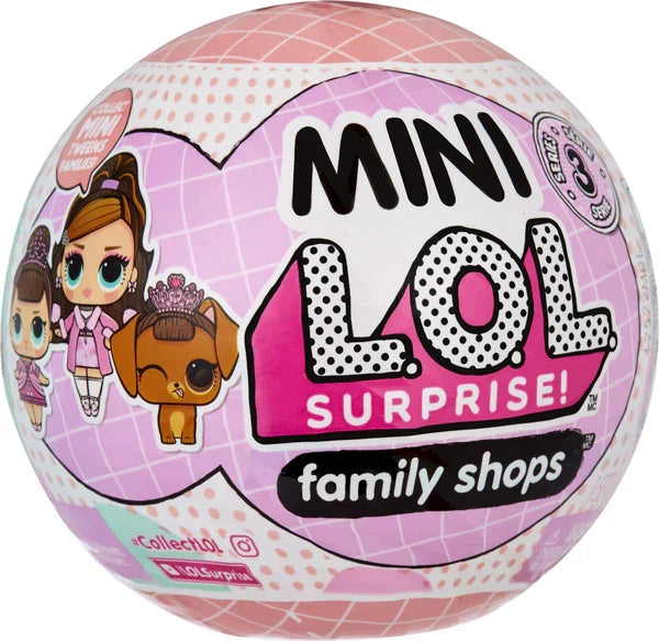 Jucărie surpriză MGA L.O.L. Surprise Mini Family Shops, 3+ ani