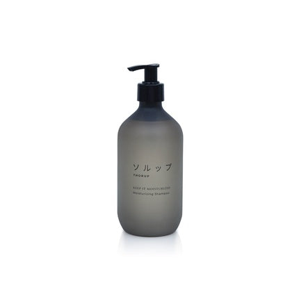 Șampon Thorup Keep It Moisturized, 500 ml, sticlă cu pompă, culoare gri fumuriu