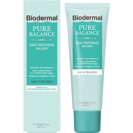 Crema de noapte Biodermal Pure Balance Skin Refining, 100g