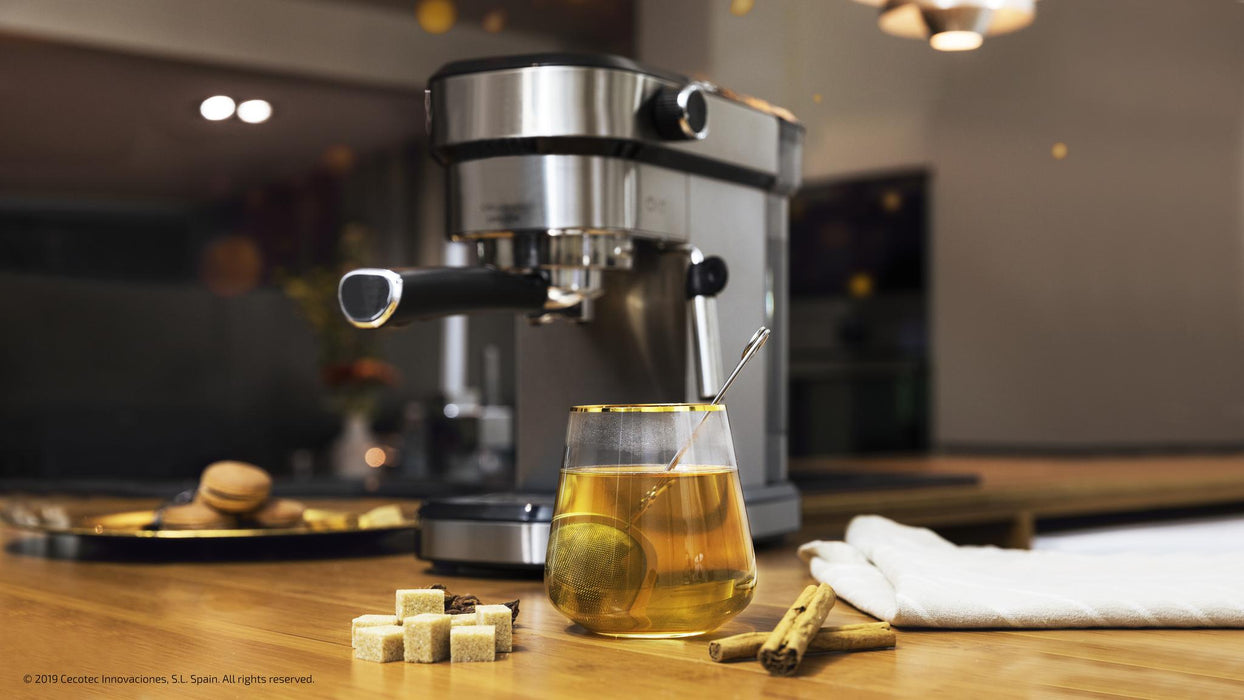 Espressor Cecotec Cafelizzia 790 Steel, 1350 W, 20 bari, rezervor 1,2 l, inox