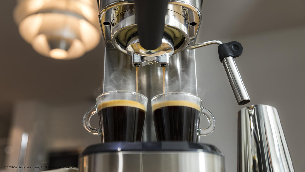 Espressor Cecotec Cafelizzia 790 Steel, 1350 W, 20 bari, rezervor 1,2 l, inox