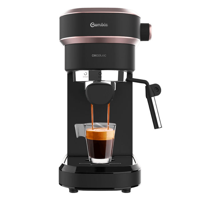Espressor Cecotec Cafelizzia 890 Rose, 1350 W, 20 bar, rezervor 1,2 l, negru și roz