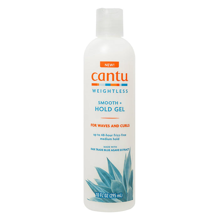 Gel de coafat Cantu Weightless Smooth + Hold, pentru valuri și bucle, anti-încâlcire, fixare medie, 295 ml