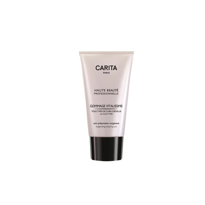 Scrub pentru scalp Carita Paris Haute Beauté Professionnelle Gommage Vitalissime, revitalizant, pentru toate tipurile de păr, 150 ml, tester